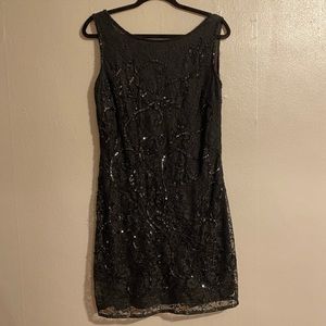 Pisarro Nights Black 90714 Cocktail Dress Size 8